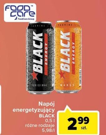 Carrefour Market Napój energetyczny classic black energy oferta