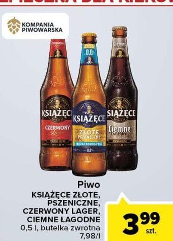 Carrefour Market Piwo książęce złote pszeniczne 0.0% oferta