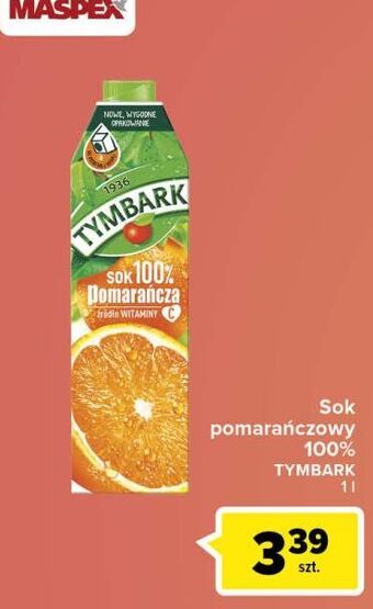 Carrefour Market Sok pomarańczowy tymbark 1936 oferta