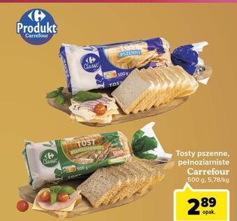 Carrefour Market Chleb tostowy pełnoziarnisty carrefour oferta