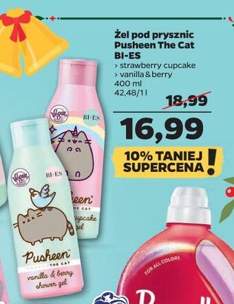 Żel pod prysznic vanilla & berry pusheen