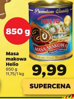 Netto Masa makowa z bakaliami i miodem helio oferta