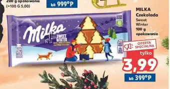 Kaufland Czekolada sweet winter milka oferta