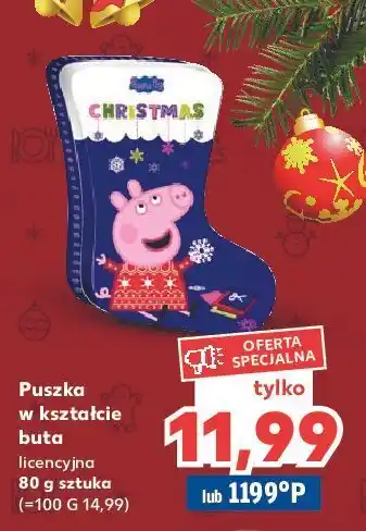 Kaufland But z cukierkami świnka peppa oferta