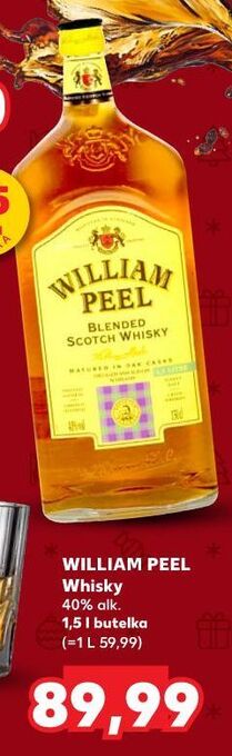 Kaufland Whisky william peel blended scotch oferta