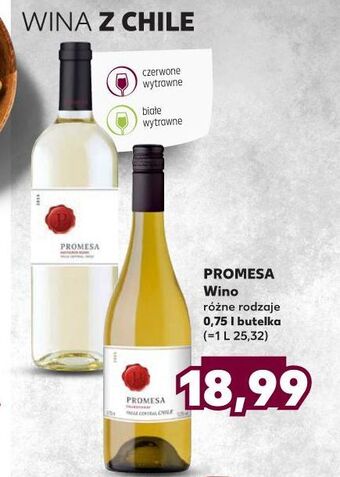 Kaufland Wino promesa chardonnay oferta