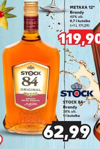 Kaufland Brandy stock 84 oferta