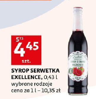 Auchan Syrop malinowy excellence oferta