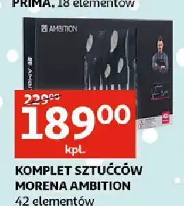 Auchan Komplet sztućców morena ambition oferta