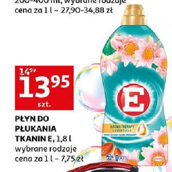 Auchan Płyn do płukania kwiat lotosu i olejek migdałowy e aromatherapy oferta