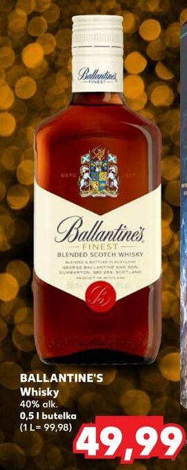 Kaufland Whisky ballantine's finest oferta