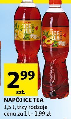 Auchan Ice tea cytrynowa auchan oferta