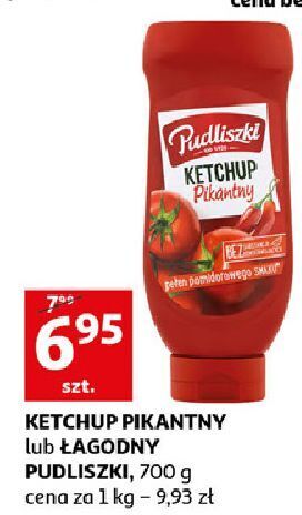 Auchan Ketchup łagodny pudliszki oferta