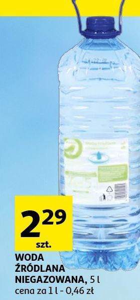 Auchan Woda niegazowana auchan na co dzień (logo zielone) oferta