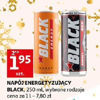 Auchan Napój energetyczny mango black energy oferta