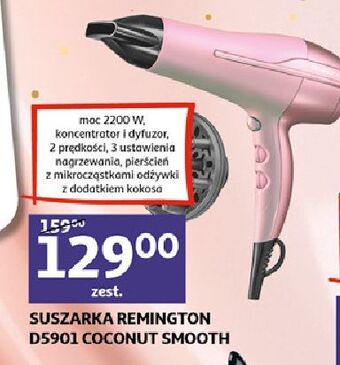 Auchan Suszarka coconut smooth d5901 remington oferta