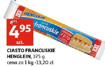 Auchan Ciasto francuskie xxl henglein oferta