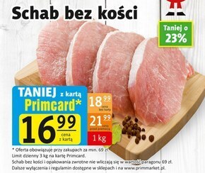 Prim Market Schab bez kości oferta