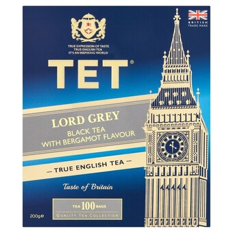 Netto Tet lord grey herbata czarna z aromatem bergamotki 200 g (100 x 2 g) oferta
