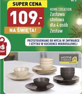 ALDI Zastawa stołowa home creation oferta