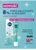 Rossmann Peeling do twarzy na noc mikrozłuszczający nivea derma oferta