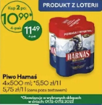 Groszek Harnaś Piwo 4 x 500 ml oferta
