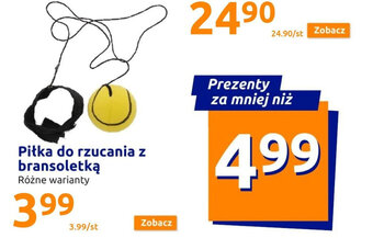 Action Piłka do rzucania z bransoletką różne warianty oferta