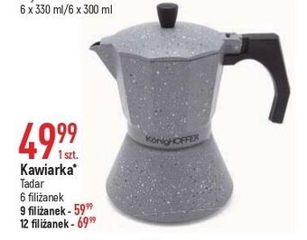 E.Leclerc Kawiarka aluminiowa na 9 filiżanki tadar oferta