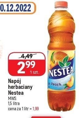 E.Leclerc Herbata mrożona peach nestea oferta