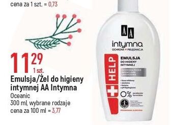 E.Leclerc Help, emulsja do higieny intymnej ochrona przed infekcjami łagodzenie aa intymna ochrona + pielęgnacja oferta