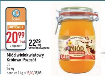 E.Leclerc Miód wielokwiatowy nektarowy cd królowa pszczół oferta