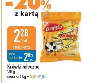 E.Leclerc Krówki wyborne mleczne wiodąca marka confiseo oferta