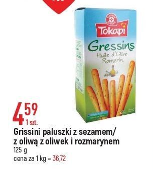 E.Leclerc Paluszki gressins z sezamem wiodąca marka tokapi oferta