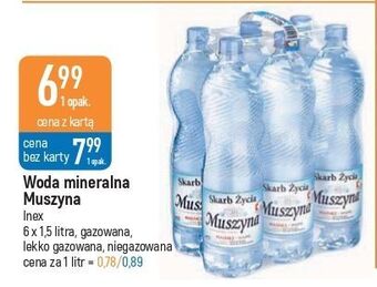 E.Leclerc Woda niegazowana muszyna skarb życia oferta