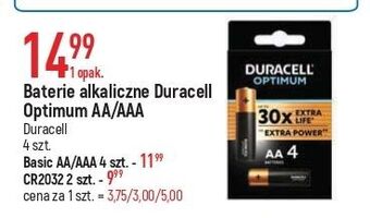 E.Leclerc Baterie aaa duracell optimum oferta