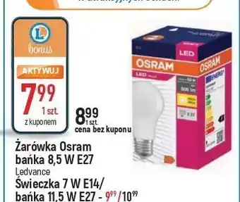 E.Leclerc Żarówka led e27 8.5w osram oferta