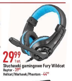 E.Leclerc Słuchawki phantom niebiesko-czarne fury oferta