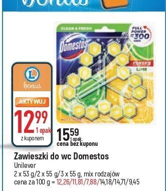 E.Leclerc Kostka do wc lime domestos power5 oferta