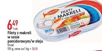 E.Leclerc Filety z makreli w sosie pomidorowym graal oferta