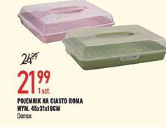 Pojemnik na ciasto roma domex