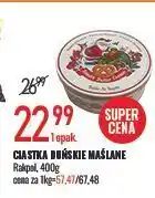 E.Leclerc Ciastka duńskie maślane bisquini oferta