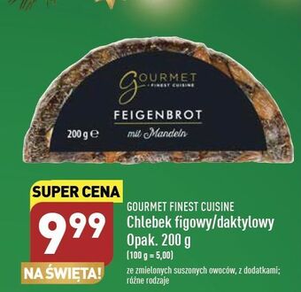 ALDI Chlebek daktylowy gourmet finest cuisine oferta