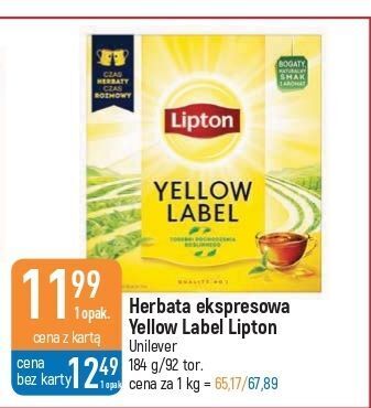 E.Leclerc Herbata lipton yellow label tea oferta