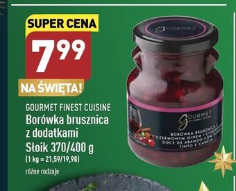 ALDI Borówka brusznica z czerwonym winem i cynamonem gourmet finest cuisine oferta