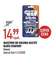 E.Leclerc Maszynka do golenia gillette blue 3 comfort oferta