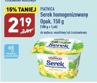 ALDI Serek homogenizowany truskawkowy piątnica oferta