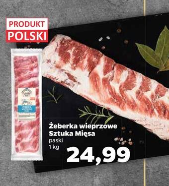 Netto Żeberka wieprzowe sztuka mięsa oferta