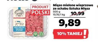 Netto Mięso mielone wieprzowe ze schabu sztuka mięsa oferta