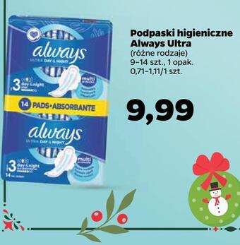 Netto Podpaski higieniczne always ultra oferta