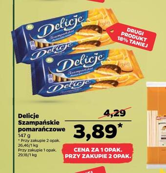 Netto Delicje szampańskie pomarańczowe oferta